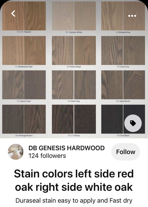 Red Oak Floors Kitchen, Stained Red Oak Floors, Red Oak Floor Stain Colors, Duraseal Stain, Oak Floor Stains, Floor Stain Colors, Wood Floor Stain Colors, Red Oak Hardwood Floors, Paint Trim