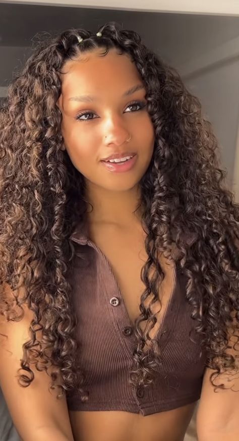 Ashlee West, Curly Hair Homecoming Styles, Curly Hair Down Styles, Pageant Hair, Cute Curly Hairstyles, Hairdos For Curly Hair, Holiday Hairstyles, Long Curly Hair, Ponytail Hairstyles