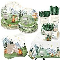 Girls Party Ideas, Party Ideas Decoration, Camping Theme Birthday, Woodland Theme Baby, Adventure Decor, Forest Adventure, Baby Shower Woodland Theme, 1st Birthday Decorations, Camping Birthday