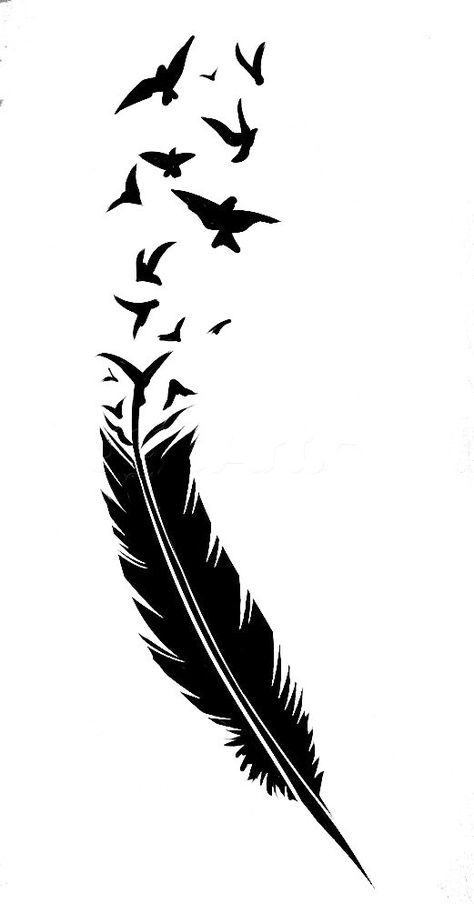 Black Feather Tattoo, Tattoo Step By Step, Feather Drawing, Character Design Tutorial, Drawing Step By Step, Geniale Tattoos, Drawing Step, 카드 디자인, Feather Tattoo