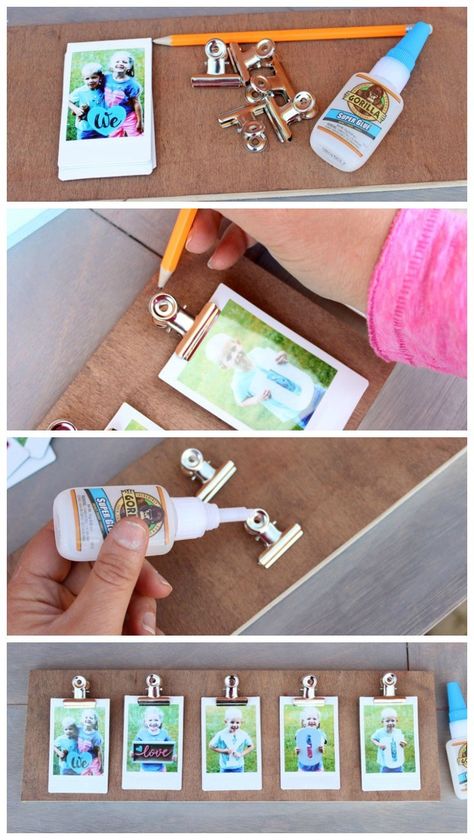 How to make a photo clip DIY frame in 5 mins Diy Instax Photo Frame, Picture Frame Decorating Ideas, Clip Photo Frame, Instax Mini Ideas, Photo Frame Diy, Camera Ideas, Fuji Film, Fuji Instax, Diy Decoracion