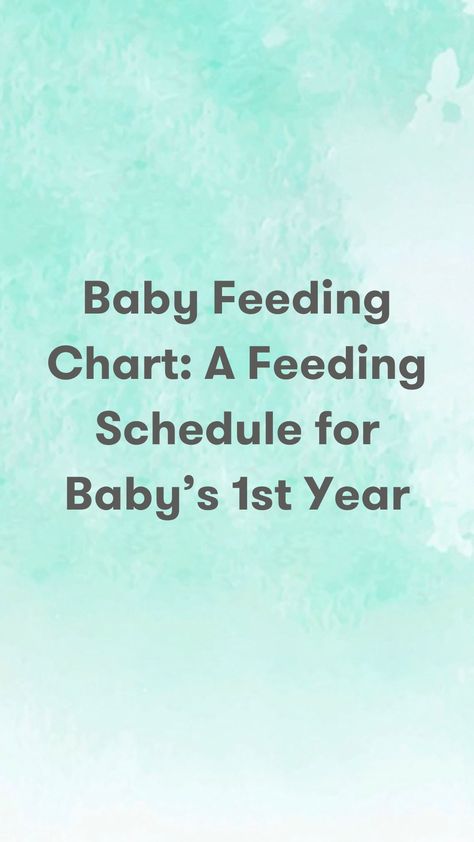 Babies grow and develop rapidly during their first year of life. All of that growth requires proper nutrition, which can feel overwhelming for new parents. That’s where our baby feeding chart comes in. This chart can help you establish a feeding schedule to ensure your little one gets the right amount of breastmilk, formula, and solid food for each stage of development. You’ll also find tips to help you confidently feed your baby. How Much Formula By Age, Baby Feeding Schedule By Age, Solids Feeding Schedule, Feeding Schedule For Baby, Baby Solid Food Schedule, Infant Feeding Schedule, How Much Formula, Formula Fed Babies, Baby Solid Food