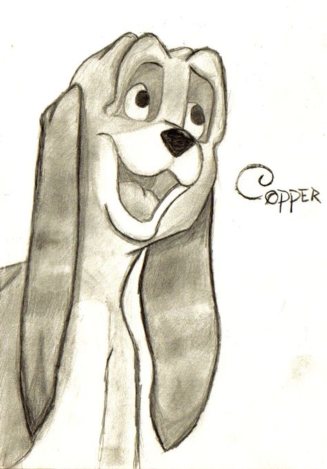 disney sketch Copper Copper Fox And The Hound Drawing, Brave Disney, Disney Doodles, Puppy Coloring Pages, Disney Brave, The Hound, Disney Dogs, Disney Sketches, Walt Disney Animation