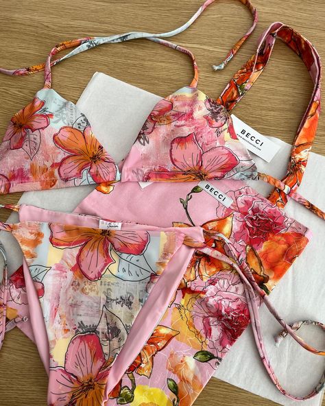 Beach beach, let’s go to the beach! 🏝️ Which bikini are you choosing? 🌸🌴✨ Say hello to our 4 printed bikinis- each print is unique to the brand and have been initially hand painted- then printed onto recycled fabrics! 🎨🐚🌊 Don’t miss our 50% off sale plus enjoy free UK shipping! 🌷 #beccifashion #becciswim #becci #recycledswimwear #recycledfashion #sustainablefashion Go To The Beach, Recycled Fashion, Super Excited, Recycled Fabric, You Choose, Off Sale, Say Hello, Sustainable Fashion, The Uk