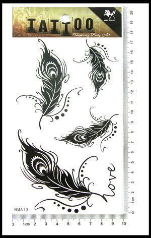 Mystical Feather love temporary tattoos for men by Coolfashion4u Feather Tattoo Black, Peacock Feather Tattoo, Peacock Tattoo, Feather Tattoo Design, Feather Tattoo, Abstract Tattoo, Mandala Tattoo, Peacock Feather, Tattoos For Men