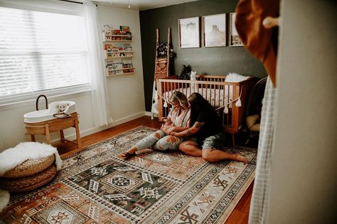 Nursery Ideas Southwestern, Desert Inspired Nursery, Southwestern Boho Nursery, Gender Neutral Nursery Terracotta, Southwest Boho Nursery, Nursery Aesthetic Neutral, Boho Boy Nursery Ideas, Gender Neutral Boho Nursery, Desert Baby Nursery