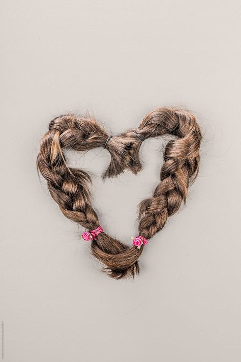 "Collection Of Cut Off Pigtails For Donation" by Stocksy Contributor "SKC" - Stocksy Hair Donation, Salon Services, For Hair, Cut Off, Hair Hair, Hair