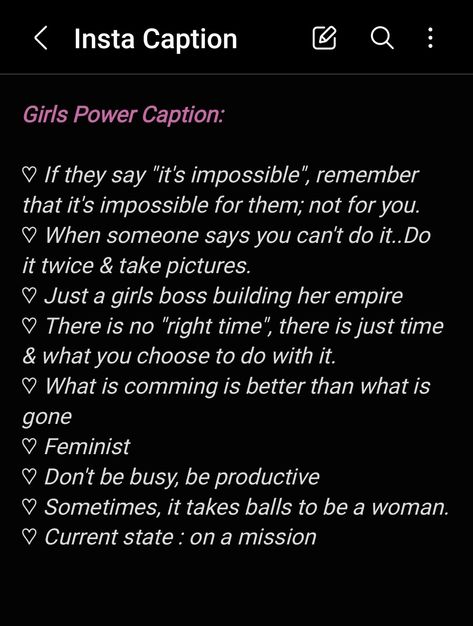 Instagram | caption | idea | girlpower | feminist Instagram Captions, Say You, When Someone, You Choose, Girl Power, Instagram