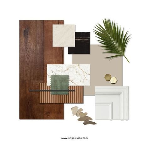 Wooden Theme Interior Design, Residential Color Palette, Wood Combination Interior, Green Material Board, Wood Material Board, Material Mood Board Interior Design, Material Board Interior Design, Wood Moodboard, Wood Color Combination