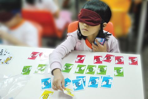 Mid Brain Activation Academy:  The children are able to read and do anything with eyes closed, such as guessing a card, color, reading a newspaper's headline, guessing something inside a closed box, guessing something behind a wall, walking/cycling/ shooting with eyes closed, playing games on a PC with eyes closed, etc.  To know more information please visit our site. http://www.midbrainworld.com/ Mid Brain Activation, Mid Brain, Brain Learning, Master Key, Career Counseling, Improve Focus, Brain Games, Brain Development, Eyes Closed