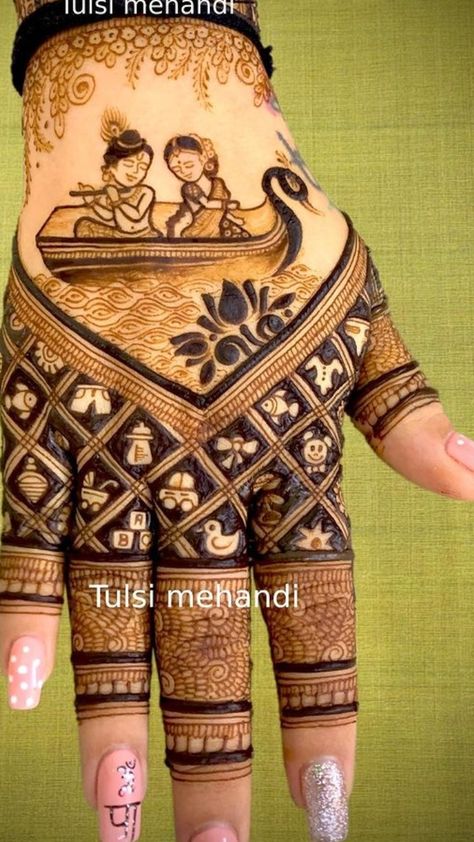 Mehndi Art Designs Drawing, Krishna Mehandi Design, Krishna Mehndi Designs, Gym Fails, Baby Mehndi Design, Peacock Mehndi Designs, Rajasthani Mehndi Designs, Bridal Mehndi Design, Mehndi Designs Bridal Hands