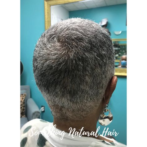 Hair Cuts On Natural Hair Short Natural Gray Hairstyles, Grey Natural Hair, Grey Hairstyle, Short Grey Haircuts, Twa Hair, Organic Natural Hair Products, Snow White Hair, Pepper Hair, Grey Hair Don't Care