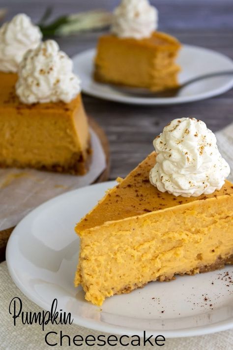 Paula Deen Pumpkin Cheesecake, Pumpkin Cheescake, Gluten Free Pumpkin Cheesecake, Gluten Free Pumpkin Recipes, Sweet Potato Cheesecake, Rye Bread Recipes, Gingersnap Crust, Pumpkin Pie Cheesecake, Pumpkin Cheesecake Recipes