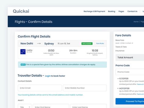 Confirm Details for Book Flight Ticket by Harnish Design on Dribbble Flight Booking Website Design, Flight Ticket Design, Book Flight, Flight Reservation, Booking Website, Flight Booking, Ticket Design, Flight Ticket, Booking Flights