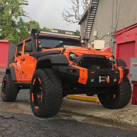 Aksesoris Jeep, Margaritaville Decor, Orange Jeep, Mobil Off Road, Auto Jeep, Badass Jeep, Custom Jeep Wrangler, Jeep Mods, Wrangler Jeep