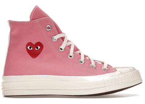 Hot Pink Converse Outfit, Pink Converse Outfit, Hot Pink Converse, All Star Shoes, Kawaii Shoes, Pink Converse, Pink Men, Outfits With Converse, Comme Des Garcons Play