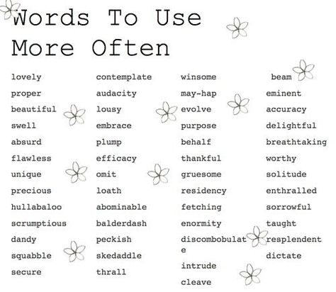 Words To Use More Often, Words To Use More, English Writing Skills, Words To Use, Book Writing Tips, English Writing, Writing Words, Writing Advice, English Vocabulary Words