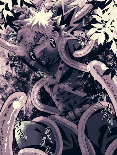 Bottom Bakugou, Anime Tentacle, Bnha Bakugou, Bakugou Manga, Bakugo Katsuki, Wearing Color, Katsuki Bakugou, My Hero Academia Shouto