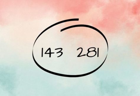 What Is The Meaning Of 143 and 281? - Crazy Jackz 143 I Love You, 143 Meaning, 143 Tattoo, Crush Meaning, Famous Leos, Crazy Love Quotes, Crush Quotes For Him, Relationship Meaning, Feeling Weak