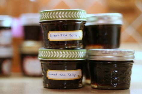 Sweet Tea Jelly Tea Jelly, Fruit Butters, Golden Delicious Apple, Canning Jam, Canning Food Preservation, Homemade Jelly, Canned Food Storage, The Runaway, Jam And Jelly