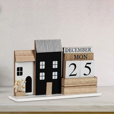 Perpetual Calendar Photo Props Retro Table Wood Block Perpetual Calendar for Birthday Office Housewarming Home - AliExpress Diy Perpetual Calendar Wood, Diy Perpetual Calendar, Calendar Wood, Calendar Photo, Block Calendar, Wooden Calendar, Retro Table, Perpetual Calendar, Table Wood