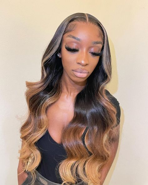 Black To Blonde Hair, Fall Hairstyles, Black Ponytail Hairstyles, Hd Lace Frontal, Cute Box Braids Hairstyles, Ombre Wigs, Braids With Weave, Silk Hair, Hair Life