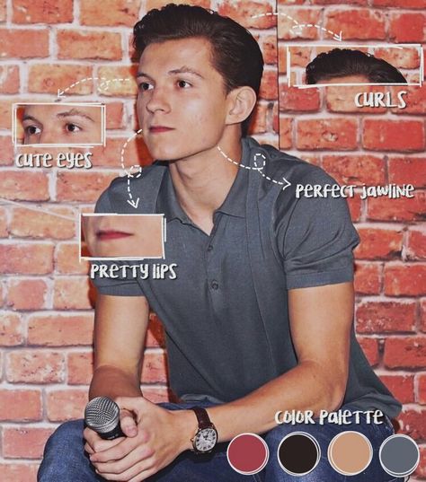 Tom Holland Jawline, Perfect Jawline, White Boys, Man Alive, Best Actor, Tom Holland, Phone Wallpapers, Holland, Men's Polo Shirt