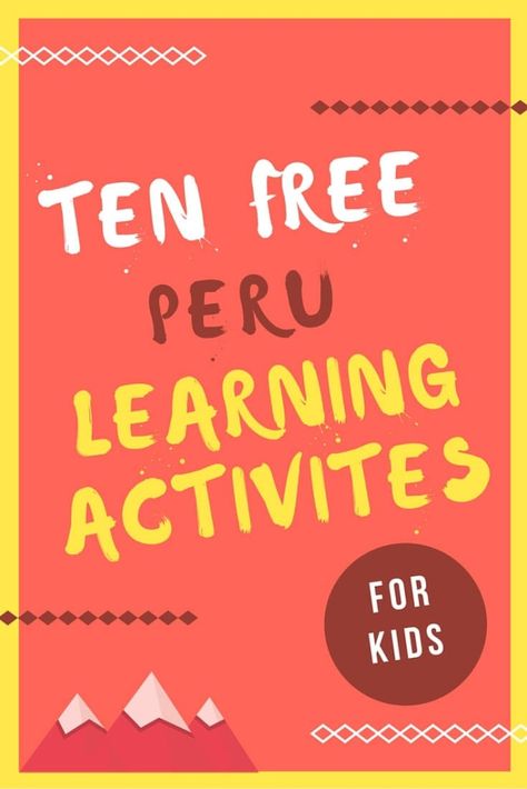 Ten Free Resources That Will Make Your Kids A Geography Genius When It Comes To Peru! Peru Preschool Activities, Peru Bulletin Board Ideas, Culture Studies, Traveling Circus, Zumba Kids, Learning Activities For Kids, Learning Spanish For Kids, Spanish Lessons For Kids, Comprehensible Input