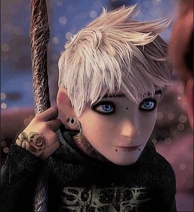 Jack Frost - No idea what this is, it just looked cool, like if Jack went goth or emo. Emo Disney Characters, Disney Punk Edits, Punk Disney Characters, Emo Disney, Punk Edits, Goth Disney, Punk Disney Princesses, Jack Frost And Elsa, Jack And Elsa