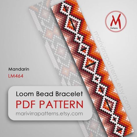 Colour Numbers, Modern Gradient, Seed Bead Bracelet Patterns, Bead Loom Designs, Miyuki Delica Beads, Miyuki Bracelet, Modern Bracelets, Lace Earrings, Bead Loom Bracelets