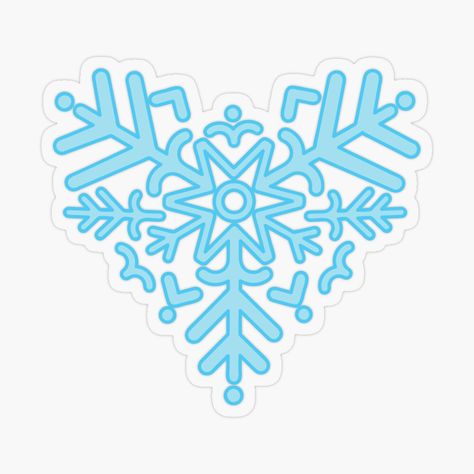 Snowflake Tattoos, Painted Baubles, Snowflake Heart, Embroidery Designs For Sale, Flash Tats, Valentine Doodle, Felt Ornaments Diy, Snow Flake Tattoo, Sticker Heart