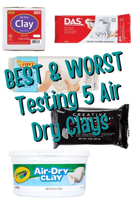 Best Air Dry Clay Products, Best Air Dry Clay Recipe, How To Keep Air Dry Clay From Cracking, Air Dry Clay Sealer, Airdry Clay Sculpture, Das Modelling Clay, Air Dry Clay Bowls Ideas, Jovi Air Dry Clay Ideas, Das Modelling Clay Ideas