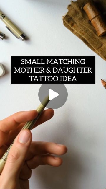 Josh Duke ~ Illustrator on Instagram: "Small Matching Mother and Daughter Tattoos
.
.
.
#smalltattoo #matchingtattoo #motheranddaughter #motherdaughter" Matching Tattoos For Mother And Daughter, Matching Mother And Daughter Tattoos, Cute Mom And Daughter Tattoos, Tiny Mother Daughter Tattoos, Mother And Daughter Tattoos, Mom And Daughter Tattoos Matching, Mom And Daughter Tattoos, Mom Daughter Tattoos, Daughter Tattoos