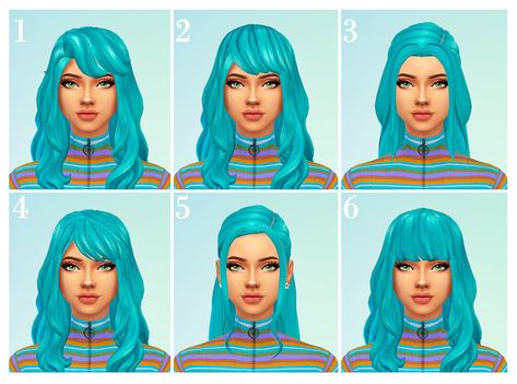 Favourite accessory bangs Sims 4 Bangs Accessory Maxis Match, Sims 4 Bangs Accessory, Sims 4 Cc Bangs, Sims 4 Bangs, 2024 Hairstyles, Sims Characters, Full Bangs, Mint Hair, Sims 4 Mm