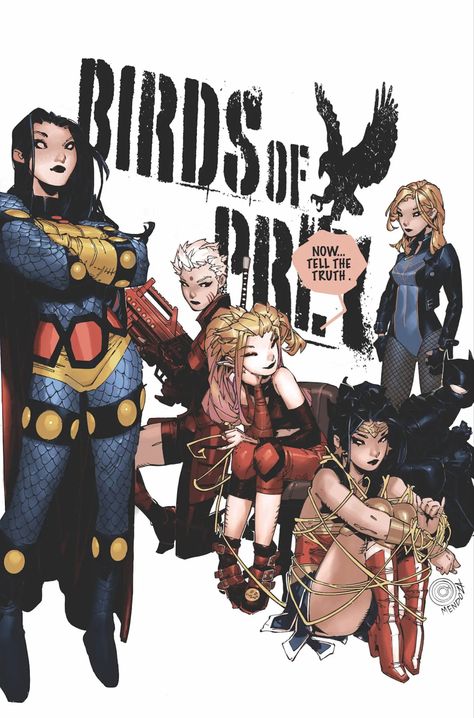 Birds of Prey #1 ~ Cover by Chris Bachalo #birdsofprey #bigbarda #blackcanary #harleyquinn #zealot #batgirl #dccomics Bachalo Art, Queen Mera, Aquaman Mera, Chris Bachalo, Comic Book Writer, Most Beautiful Birds, Black Canary, Comic Games, Detective Comics