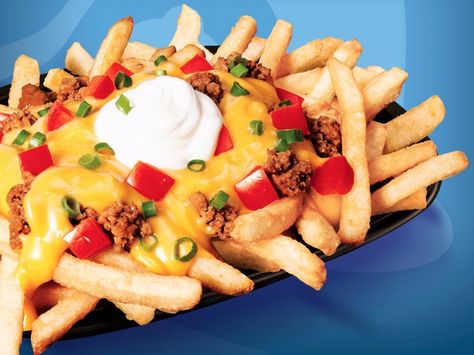 Taco Bell loaded fries are being tested in California - Business ... Fries Supreme, Taco Bell Menu, Waffle Taco, Nacho Fries, Taco Bell Recipes, Restaurant Appetizers, Fast Food Places, Loaded Fries, How To Cook Lobster