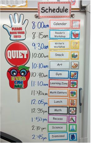 Elementary School Schedule, First Grade Class Schedule, Daily Schedule Cards For Classroom Free, Grade 1 Schedule, 1st Grade Daily Schedule, First Grade Daily Schedule, 1st Grade Schedule, Classroom Schedule Template, 2nd Grade Schedule