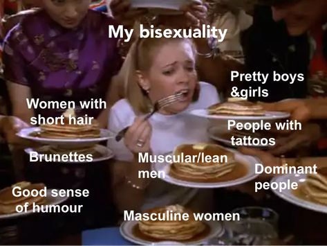 Lesbian Meme, Bi Memes, Lgbt Humor, Lgbt Memes, Lgbtq Funny, Gay Humor, Gay Memes, Michael Scott, Mood Pics