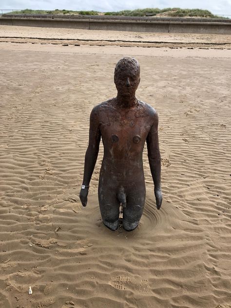 African Character, Nude Statue, Anthony Gormley, Crosby Beach, Very Funny Images, Male Artists, Caption For Girls, Asian Male Model, Bola Basket