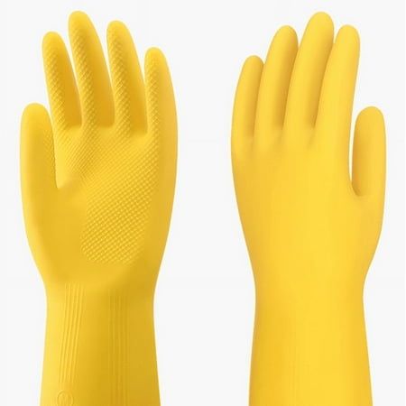 Yellow Dishwashing Gloves Natural Rubber Latex Dishwashing Gloves Features: 1. Bright yellow design: With a bright yellow color as the main color, this dishwashing glove not gives the kitchen a of , but also makes it easy to quickly identify and find in busy or low-light environments. 2. grade material: Made of natural rubber latex, to that the gloves have excellent and oil-proof performance, effectively isolate the direct of hands such as and food , and the hand skin. 3. Excellent wear resistan Painting Gloves, Long Rubber Gloves, Dish Gloves, Mechanic Gloves, Cooking Gloves, Leather Work Gloves, Silicone Gloves, Dishwashing Gloves, Hand Protection