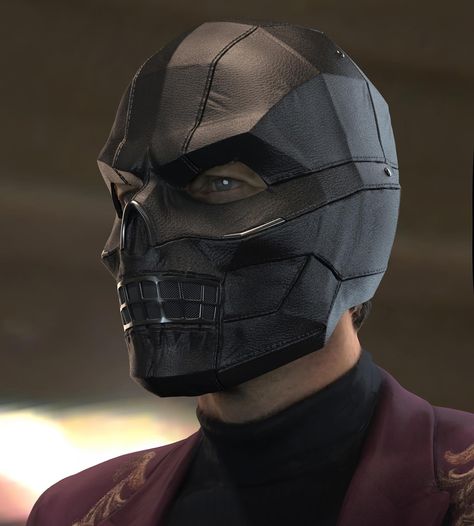 Mask Villain, Zack Snyder Justice League, Crow Mask, Helmet Concept, Captain America The Winter Soldier, Dog Mask, Mask Costume, Head Mask, The Winter Soldier