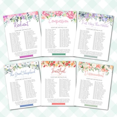 Scripture Writing Plans - The Ruffled Mango Ruffled Mango Scripture Writing, Scripture Writing Plan, Scripture Writing Plans, Freedom In Christ, Scripture Writing, Writing Plan, Spring Boards, Daily Verses, Binder Covers