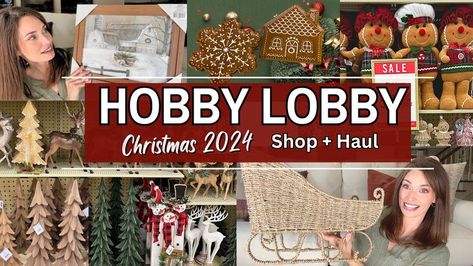 In this video, I’m taking you along as we browse all the NEW Christmas decor at Hobby Lobby for 2024. I'll share my favorites plus those popular decor items that have high risk of selling out quickly. Also, stick around till the end and I'll share all my Christmas decor must- haves in fun haul. Hobby Lobby Christmas Decor Ideas, Hobby Lobby Decor Ideas, Hobby Lobby Christmas Decor, Hobby Lobby Decor, Hobby Lobby Christmas, Popular Decor, My Hobby, Shop With Me, Christmas 2024