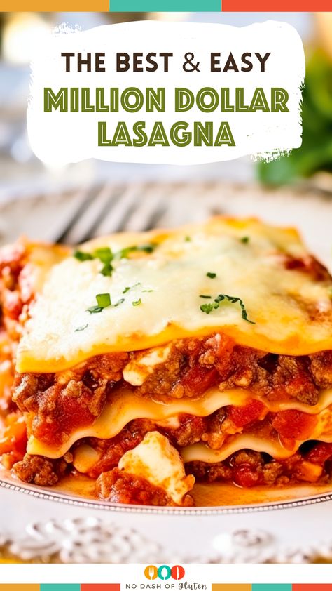 Million Dollar Lasagna Recipe, Million Dollar Lasagna, Leftover Lasagna, Popular Pasta Recipes, Best Lasagna Recipe, Lasagne Recipes, Vegetable Lasagna, Videos Cooking, Magic Recipe