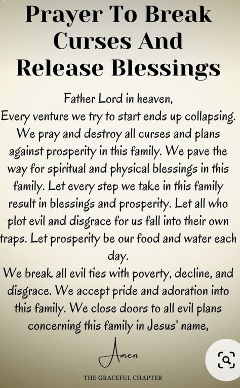 Prayer To Break Curses And Evil People, Prayer Against Curses, Break Curse, Prayer To Break Curses, Prayer For My Family, Prayers Of Encouragement, Deliverance Prayers, Spiritual Warfare Prayers, Personal Prayer