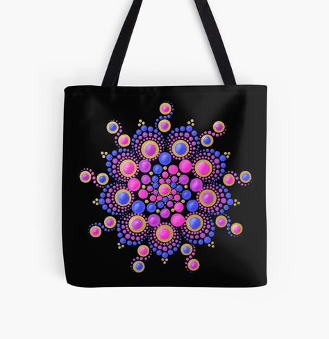 Raise Your Frequency, Mandala Tote Bag, Dot Art Mandala, Totes Ideas, Simple Lehenga, Painted Tote, Art Mandala, Art Tote Bag, Jute Bag