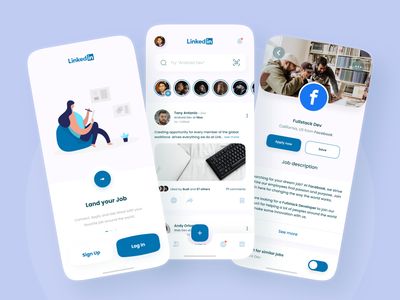 Linkedin App, Ux Trends, Uiux Design, Mobile App Design Inspiration, App Home, Ui Design Website, App Design Inspiration, App Ui Design, Talent Agency