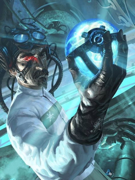 Scientist Cartoon, Sif Dark Souls, Evil Scientist, Galaxy Saga, Mad Scientists, Arte Robot, Mad Science, Diesel Punk, Cyberpunk Character