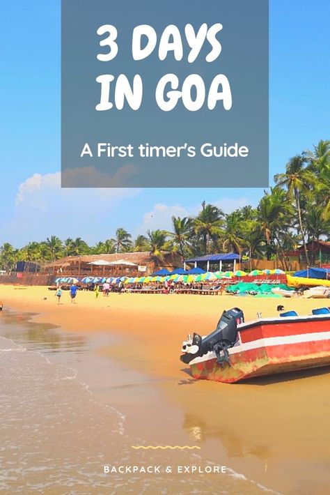 A perfect Goa itinerary for 3 days in Goa. A short handy guide for first-timers with the best of everything in Goa- beach, forts, falls and history. Goa Itinerary, Goa Travel, Backpacking India, India Travel Guide, Goa India, Visit India, Dream Trip, Travel Images, Culture Travel