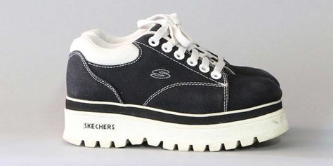 Skechers. It's the S.  Etsy Stylo Shoes, 90s Sneakers, 90s Shoes, 00s Style, Dr Shoes, Platform Loafers, Swag Shoes, Baggy Pants, Jelly Sandals